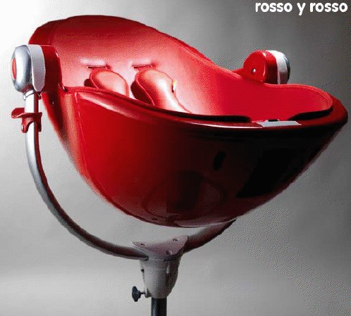 Bloom Fresco High Chair on Fresco Fiamma Di Bloom  Un Seggiolone Rosso Molto Fantastico   Daddy