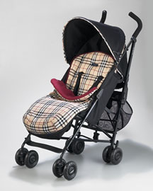 Burberry store baby stroller