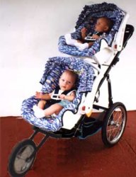 double decker pushchair