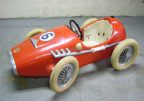 race car pedal car