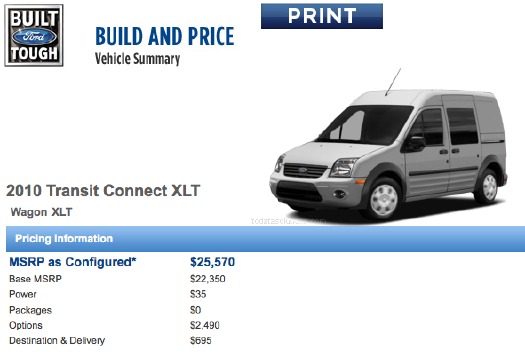 Ford Transit Connect Van. the Ford Transit Connect,