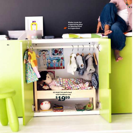 ikea mini doll bed