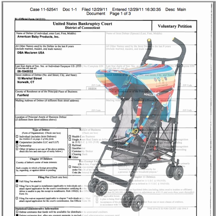  - maclaren_bankruptcy_filing