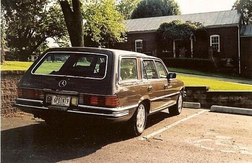  blogging at Tamerlane posted this sighting of a 450SEL 69 wagon 