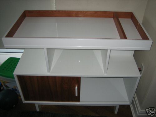 modern changing table