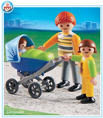playmobil baby stroller