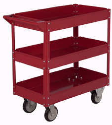 3-shelf service cart, aka changing table from harbor freight