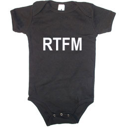 rtfm onesie mockup via daddytypes