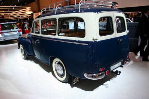  of a pristinely restored mid1950's PV445 Wagon aka the Volvo Duett 