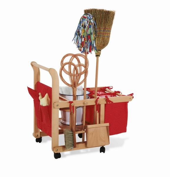 children's cleaning cart