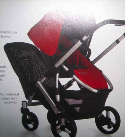uppababy rumble seat red