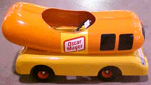 oscar mayer wienermobile pedal car